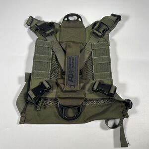 Advance Dynamic Tactical Dog Harness MOLLE Cordura OD Green New w Tags